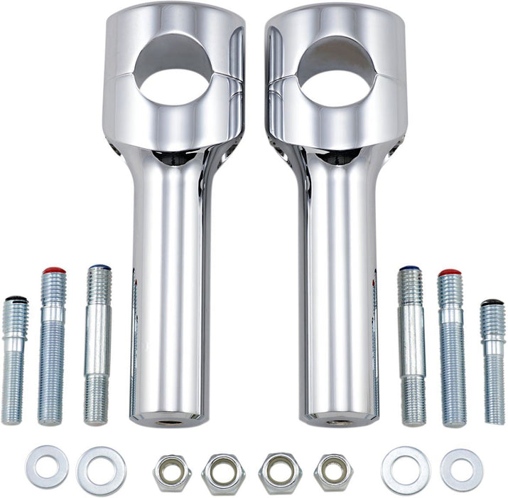 Drag Specialties Riser Big Buffalo 6" Straight Chrome For 1.5" - Part #06020470 - Hogparts UK