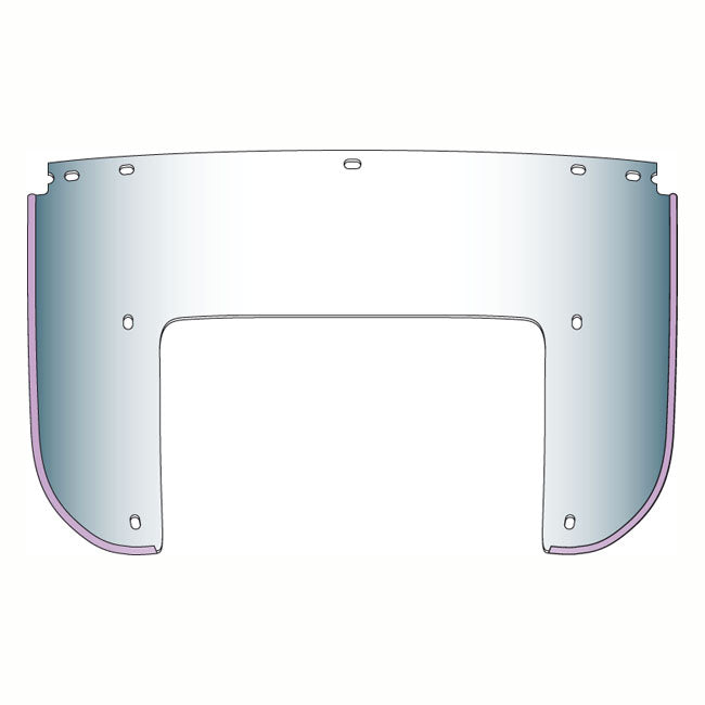 National Cycle, Beaded 7-Bolt Lower Window. Clear for H-D With Oem 7-Bolt Pattern Beaded Windshield