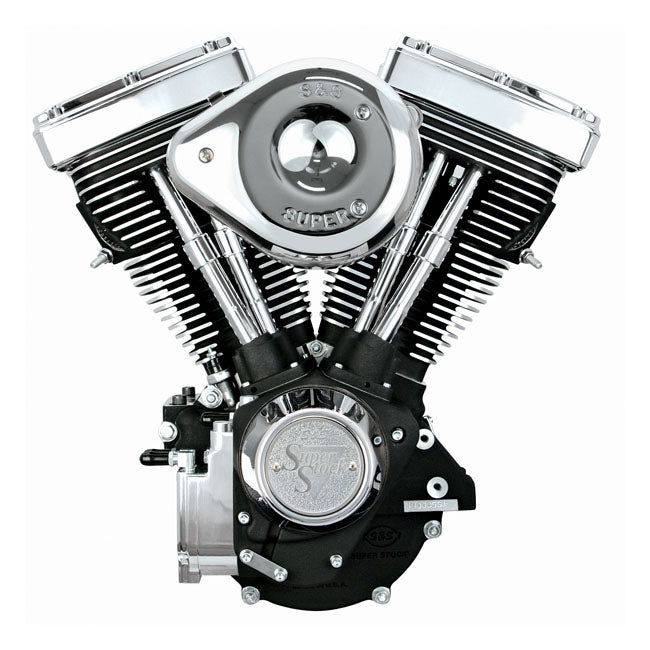 S&S, V80" Basic Engine Assembly. Black for 84-99 Big Twin