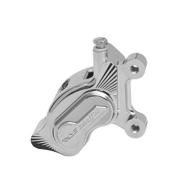 Rebuffini Kerio 4-P Brake Caliper Axial Front Right for 15-20 Softail; 08-20 Touring, Trikes; 14-20 XL; 06-17Vrsc V-Rod