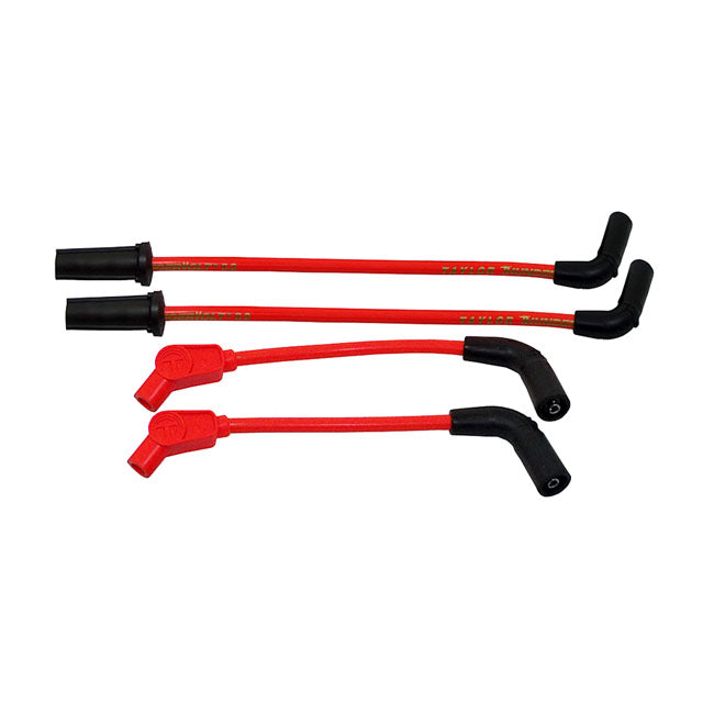 Taylor, 8.2mm Thundervolt Spark Plug Wire Set. Orange for 18-20 M8 Softail