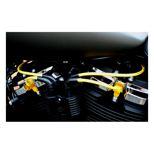 Taylor, 8mm Pro Wire Spark Plug Wire Set. Yellow for 18-20 M8 Softail