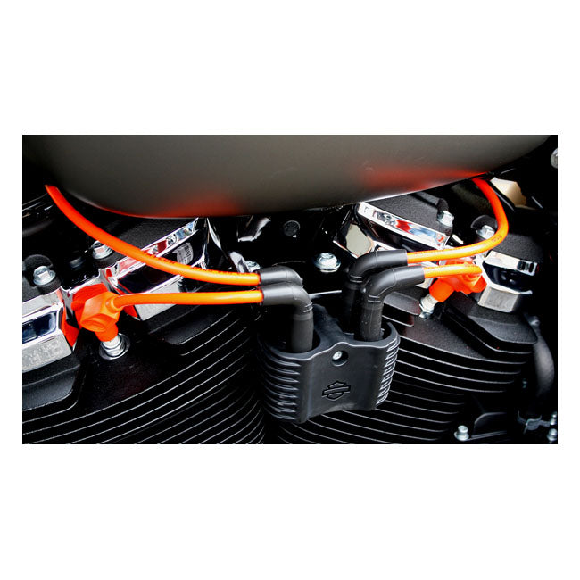 Taylor, 8mm Pro Wire Spark Plug Wire Set. Orange for 18-20 M8 Softail