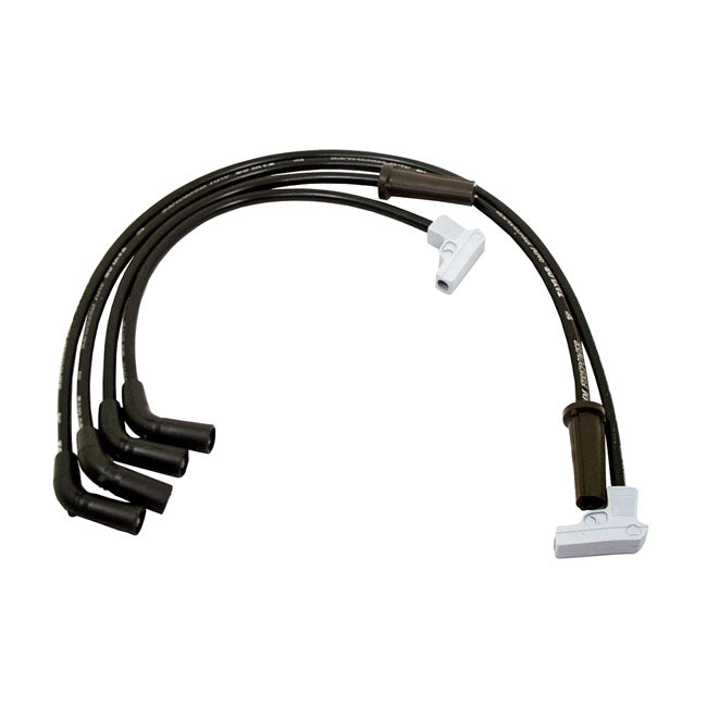 9Mm Fire Power Spark Plug Wire Set. Black/Silver