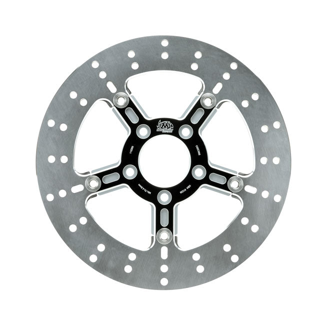 Moto-Master Adrian 5-Spoke Floating Front Brake Disc Abe for 00-14 Softail (Excl. Springers); 00-13 XL, XR; 00-05 Dyna; 00-07 Touring