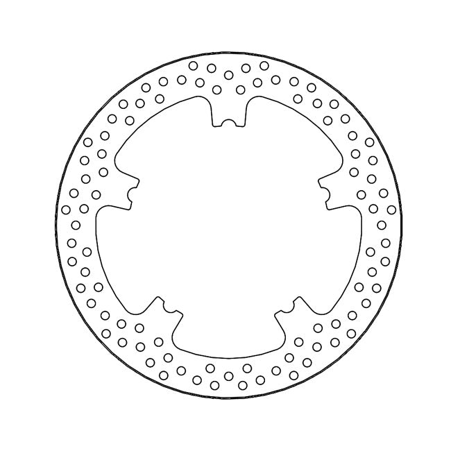 Moto-Master Halo Front Brake Disc Abe Appr. for 06-17Dyna; 06-20 Touring; 09-20 Trike; 06-17V-Rod. (With Open Centre Cast Wheels)