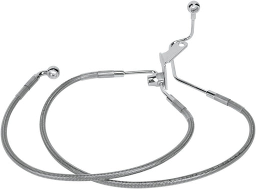 Drag Specialties Rear Brake Line Stainless Steel 2" Extended - Part #17410707 - Hogparts UK