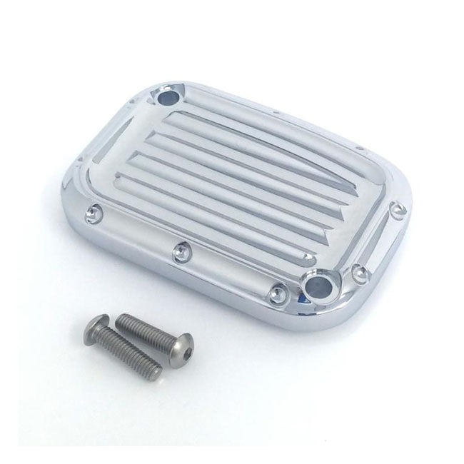 Covington's Clutch Master Cylinder Cover Dimpled Chrome for 17-20 Screaming Eagle Models And Touring Models With Hydraulic Clutch