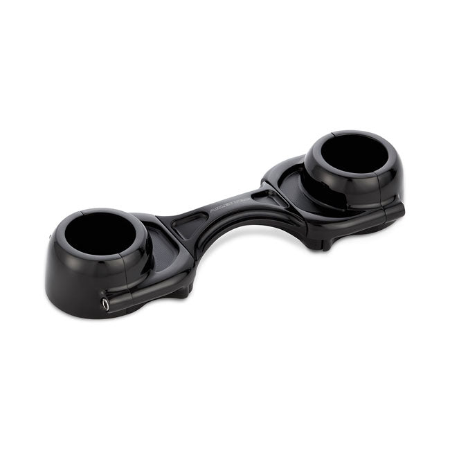 Arlen Ness, Method 49mm Fork Brace. Black for 06-17 Dyna (Excl. FXDWG); 18-20 Softail FXBB Street Bob, FXLR Lowrider