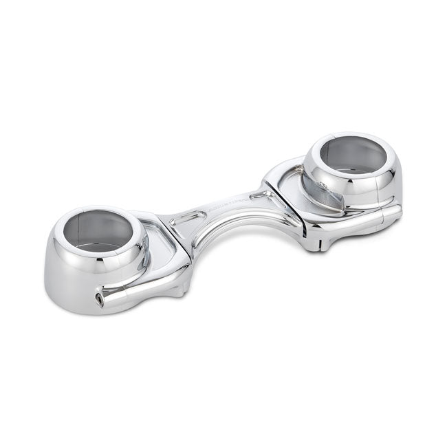 Arlen Ness, Method 49mm Fork Brace. Chrome for 06-17 Dyna (Excl. FXDWG); 18-20 Softail FXBB Street Bob, FXLR Lowrider