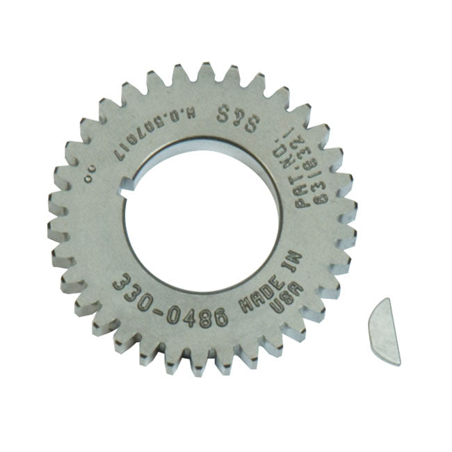 S&S, Inner Cam Gear For S&S Gear Drive Cams for 99-06 Twin Cam (Excl. 2006 Dyna). With S&S Gear Driven Cams