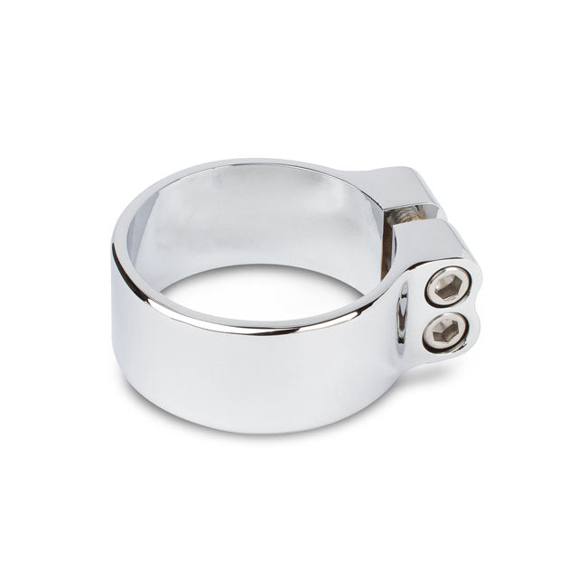 Arlen Ness Super Muffler Clamp 2-1/2". Chrome – 2017–2026 Touring; Trike; 2021–2026 Pan…