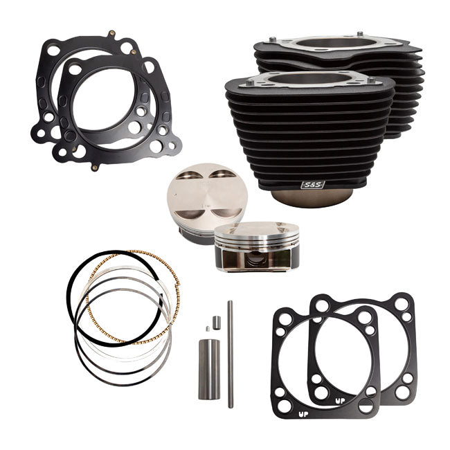 S&S, 107" To 124" Big Bore Conversion Cylinder & Piston Kit for 17-20 107" M8