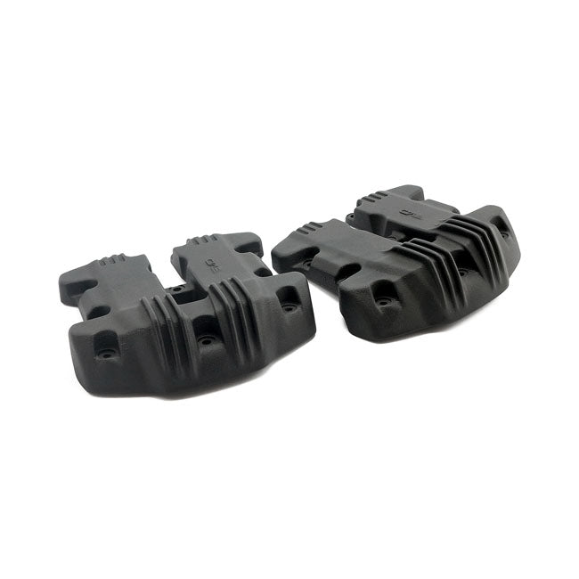 EMD, 'Ribbed Style' Rocker Cover Set. Black for 17-20 M8