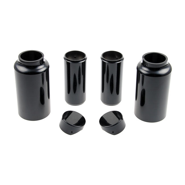 Cult-Werk, 6-Piece Fork Tube Cover Kit. Gloss Black for 18-20 Softail FXBR/S Breakout