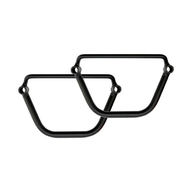 Longride Saddlebag Holder, Black for 18-20 Softail FXbb Street Bob, Flsl Slim, FXLr Lowrider