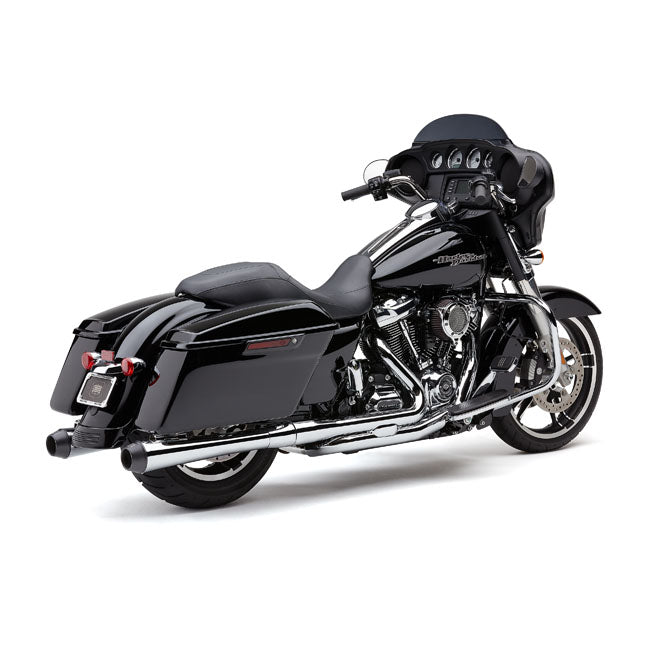 Cobra, El Diablo 4" Slip-On Mufflers. Chrome for 17-20 Touring