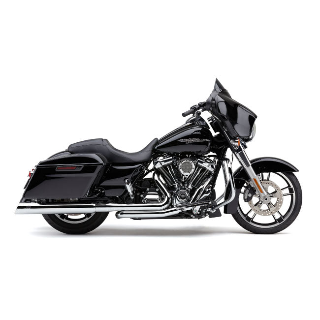Cobra, True Dual Head Pipes. Chrome for 17-20 Touring