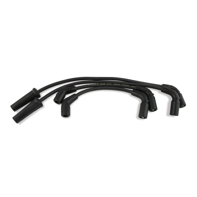 Accel, 8mm Ferro Spiral Core Spark Plug Wire Set. Black for 18-20 Softail