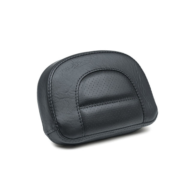 Mustang, Vintage Sissy Bar Back Pad. Black for 18-20 Softail Flde Deluxe; 18-19 Softail Flhc Heritage Classic