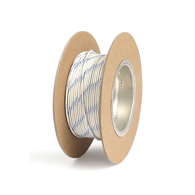 Namz, Wire On Spool. 18 Gauge, 100Ft. White/Blue