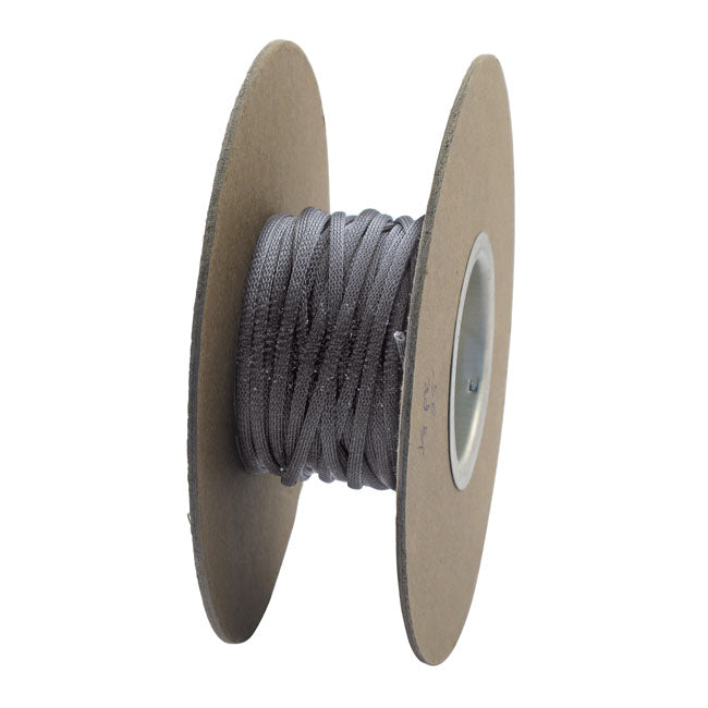 Namz, Braided Flex Sleeving. Black, 1/8" (3.2mm) Id