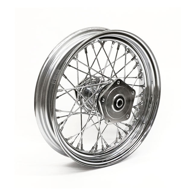 Motorcycle Storehouse 3.00 X 16 Rear Wheel 40 Spokes Chrome for 86-99 Flt, FLHT, FLHR, FLTR