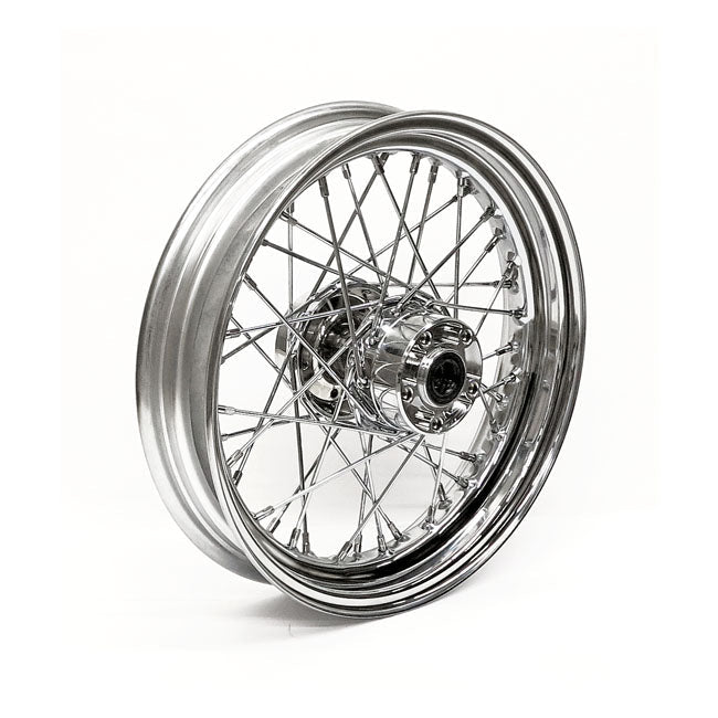 Motorcycle Storehouse 3.00 X 16 Rear Wheel 40 Spokes Chrome for 97-99 FXST, FLST; 97-99 FXD, FXDWG, 97-99 XL