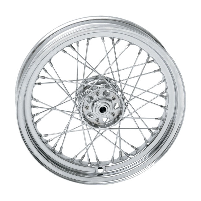 Motorcycle Storehouse 3.00 X 16 Wheel 40 Spokes Chrome for 36-66 FL
