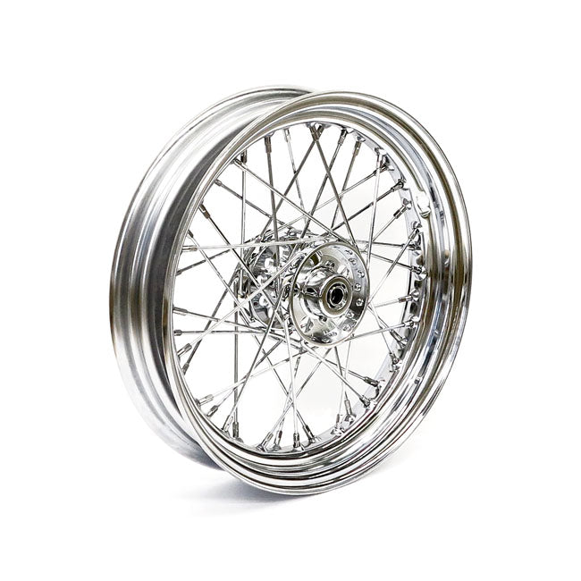Motorcycle Storehouse 3.00 X 16 Wheel 40 Spokes Chrome for 67-72 FL Front And Rear; 71-72 FX Rear Only