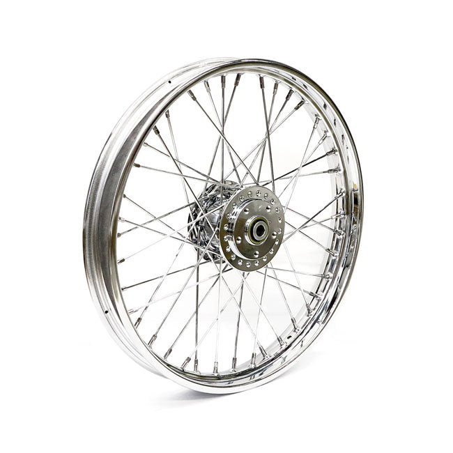 Motorcycle Storehouse 2.15 X 21 Front Wheel 40 Spokes Chrome for 84-94 FXR; 91-98 FXD; 84-85 XL