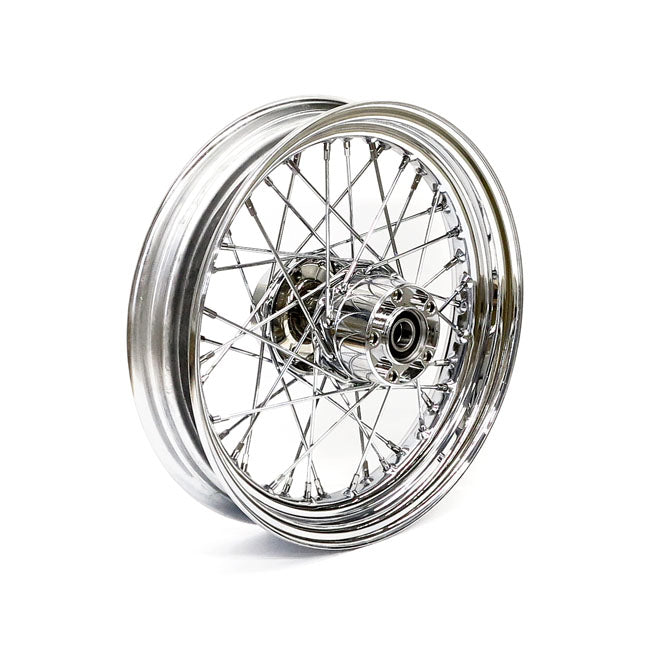 Motorcycle Storehouse 3.00 X 16 Rear Wheel 40 Spokes Chrome for 08-17 FLSTC/N (No Abs)