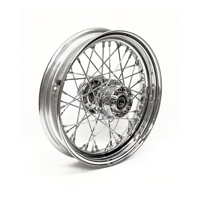 Motorcycle Storehouse 3.00 X 16 Rear Wheel 40 Spokes Chrome for 14-20 XL (Abs)