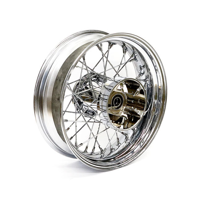 Motorcycle Storehouse 5.00 X 16 Rear Wheel 40 Spokes Chrome for 09-20 Flt, FLHT, FLHR, FLHX (Abs)