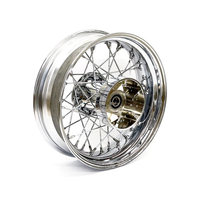 Motorcycle Storehouse 5.00 X 16 Rear Wheel 40 Spokes Chrome for 09-20 Flt, FLHT, FLHR, FLHX (No Abs)