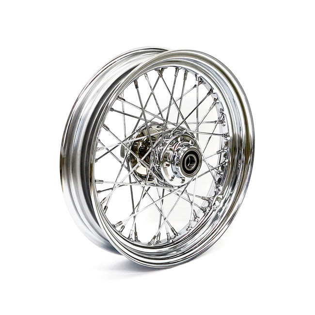 Motorcycle Storehouse 3.00 X 16 Front Wheel 40 Spokes Chrome for 12-17 FLST/C/F/N (Abs)