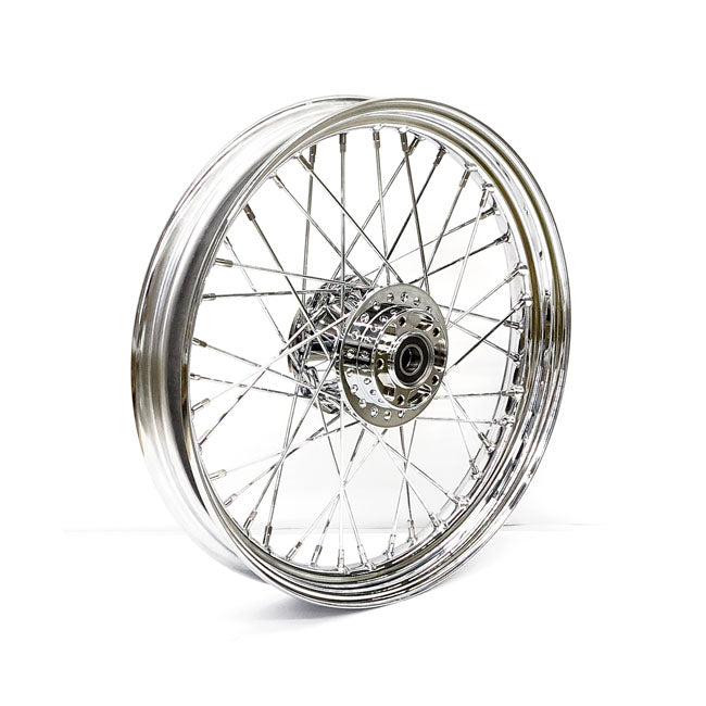 Motorcycle Storehouse 2.50 X 19 Front Wheel 40 Spokes Chrome for 12-17 FXD (Abs)