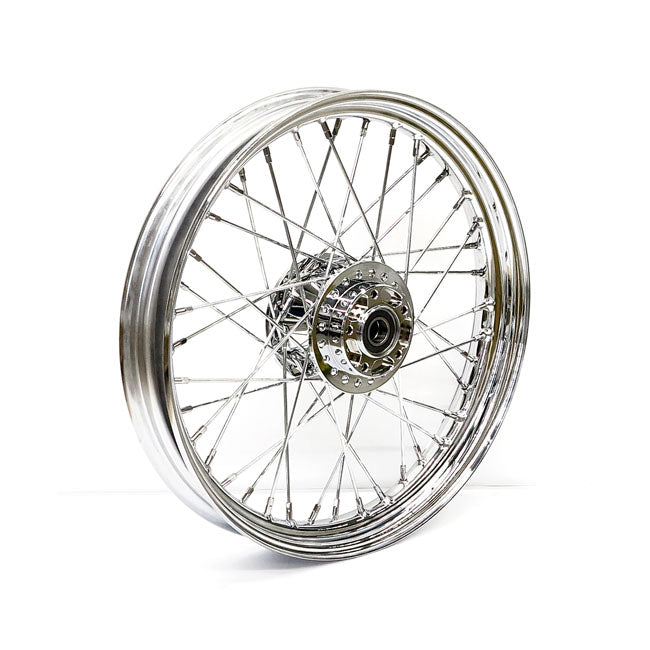 Motorcycle Storehouse 2.50 X 19 Front Wheel 40 Spokes Chrome for 08-17 FXD (No Abs)