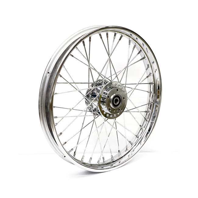 Motorcycle Storehouse 2.15 X 21 Front Wheel 40 Spokes Chrome for 00-03 FXD/B/C/L; 00-05 XL With Dual Disc