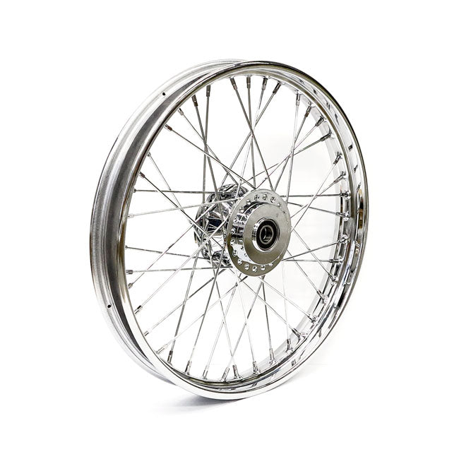 Motorcycle Storehouse 2.15 X 21 Front Wheel 40 Spokes Chrome for 08-20 XL (Excl. 11-20 XL883L, 883R, 1200X/T)