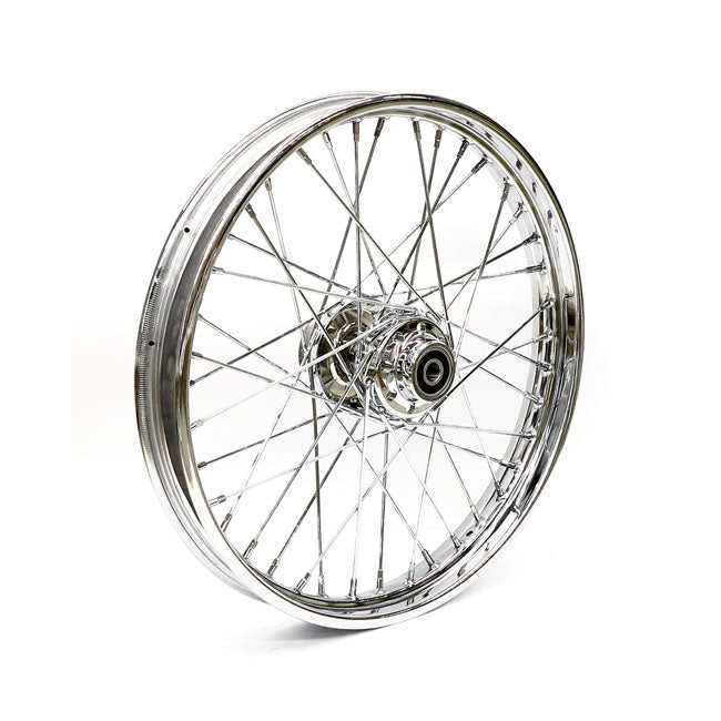 Motorcycle Storehouse 2.15 X 21 Front Wheel 40 Spokes Chrome for 00-07 FXST/S/B/D; FLSTC/S; FXDWG