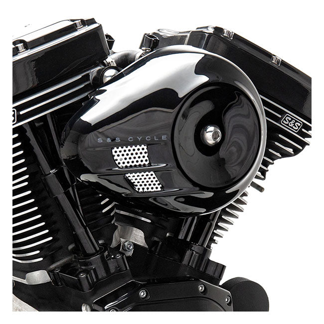 S&S Stealth, Black Airstream Air Cleaner Kit for 18-20 Softail; 17-20 Touring; 17-20 Trikes
