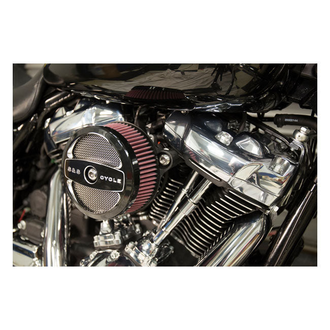 S&S Stealth, Air 1 Air Cleaner Kit Black for 18-20 Softail; 17-20 Touring; 17-20 Trikes