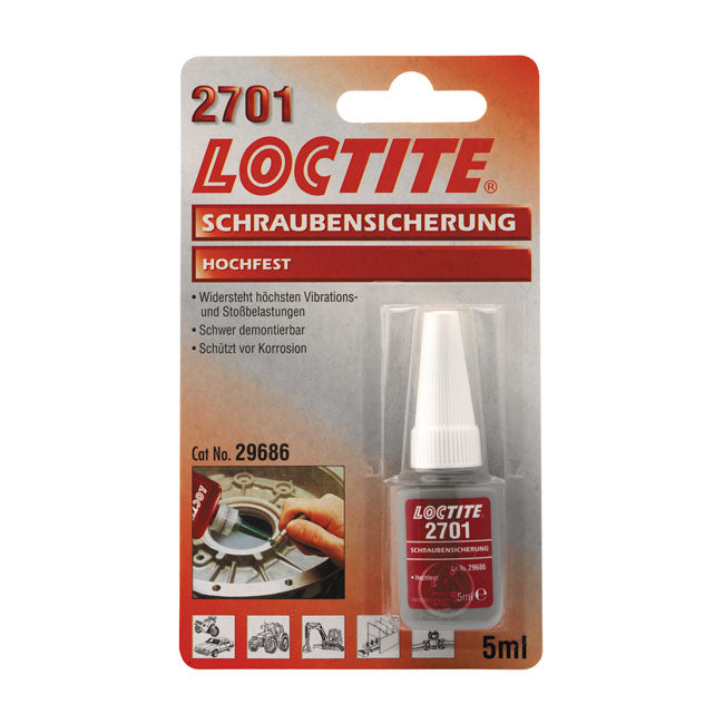 Loctite 2701 Red, Thread locker 5Cc for Multifit