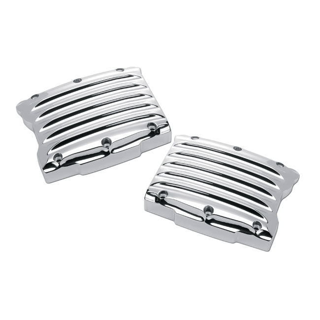 RSD, Nostalgia Rocker Cover Set. Chrome for 99-17 Twin Cam