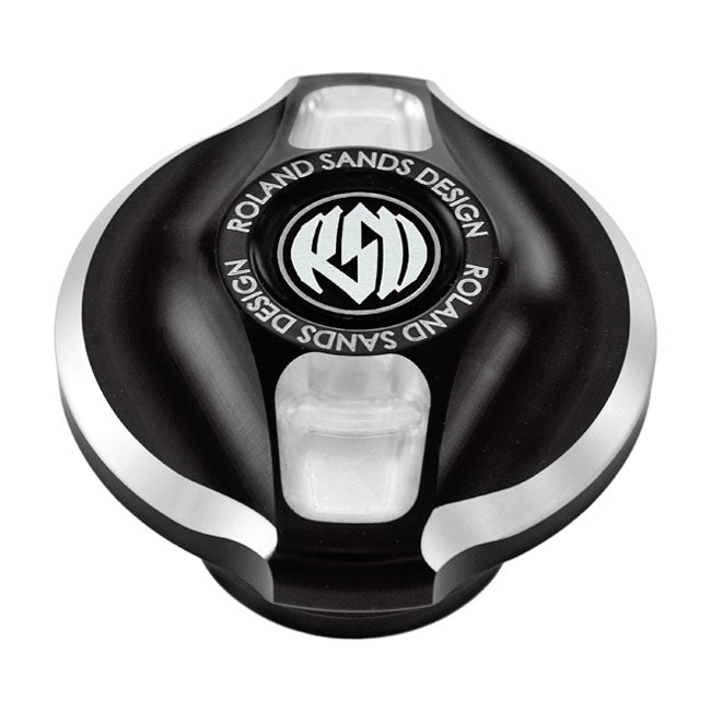 RSD CafÃƒÂ©Ã‚Â© Gas Cap Contrast Cut for 96-20 H-D With Screw-In Gas Caps
