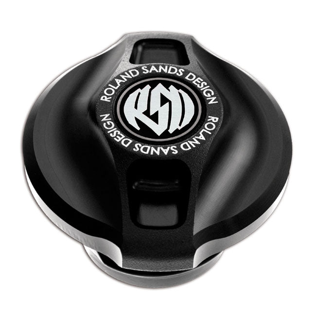RSD CafÃƒÂ©Ã‚Â© Gas Cap Black Ops for 96-20 H-D With Screw-In Gas Caps