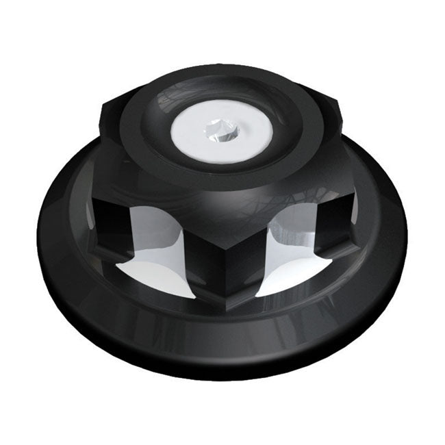 RSD Misano Steering Stem Nut Assy for 49-84 Fl; 80-86 FXwg; 84-15 Softail (Excl. FLST & Springers); 13-17 FXsb; 93-17 FXDWG; 06-17 Dyna; 80-13 Flt / Touring
