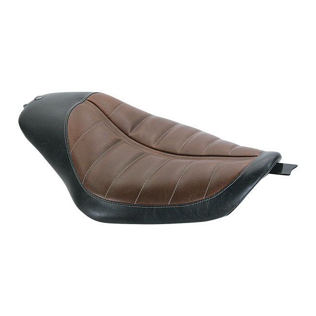 RSD, Bob Job Seat. Enzo, Brown for 04-20 XL (Excl. 04-06 XL)