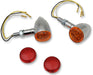 Drag Specialties Led Mini Deuce Marker Light Kit Chrome/White - Part #20401959 - Hogparts UK